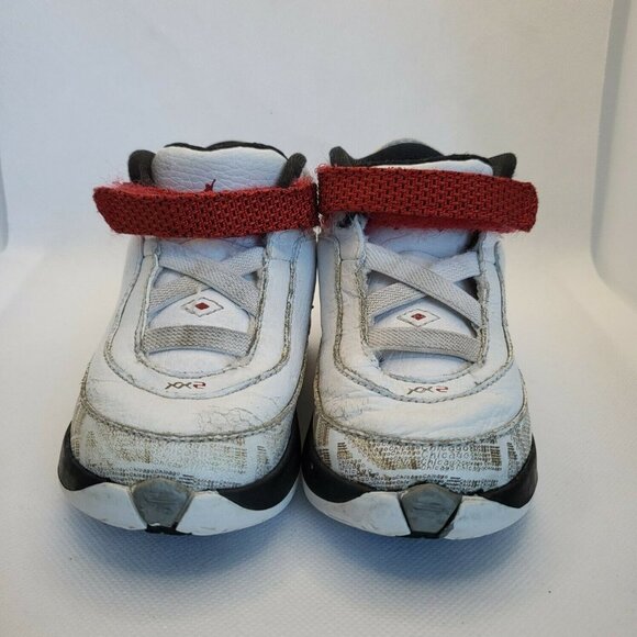 Nike Baby Air Jordan XX2 PE 317144-161 White Black Red Basketball Shoes Size 6C - Picture 3 of 10